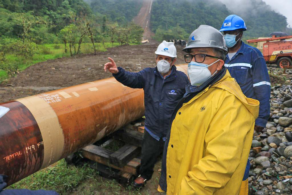 Landslides have caused ruptures in Ecuador’s main crude pipelines