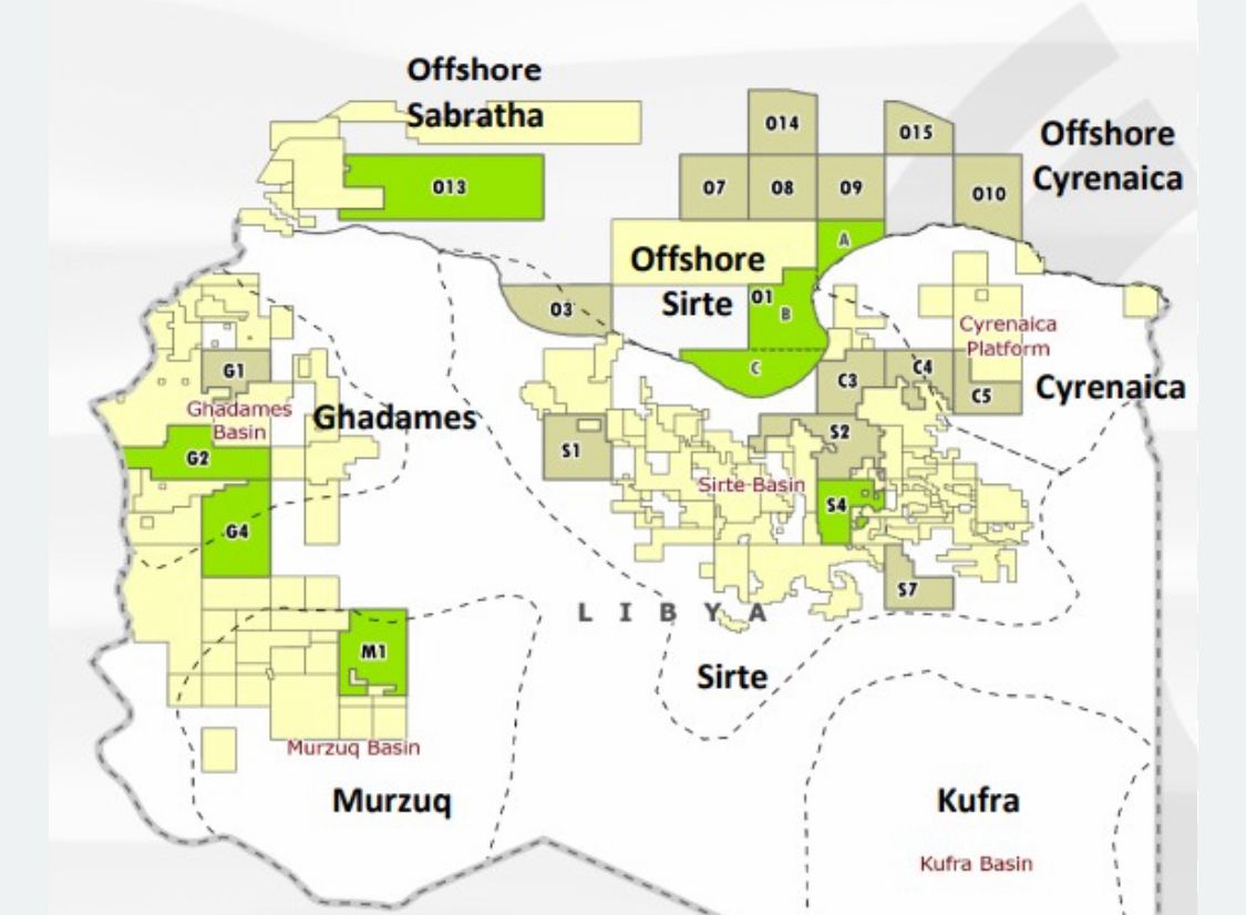 Libya Opens 22 Oil and Gas Blocks to Investors in First Bid Round Since 2008.