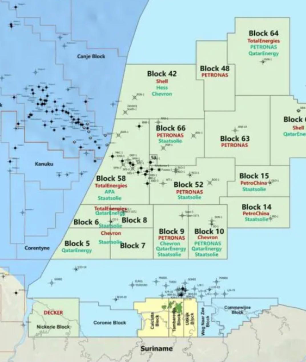 Petronas and Chevron Awarded Operatorships of Offshore Blocks 9 and 10 in Suriname