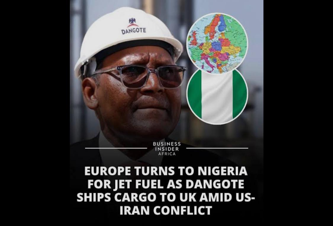 Dangote Refinery Breaks Into Europe, Exports Jet Fuel to UK Amid Supply Crunch